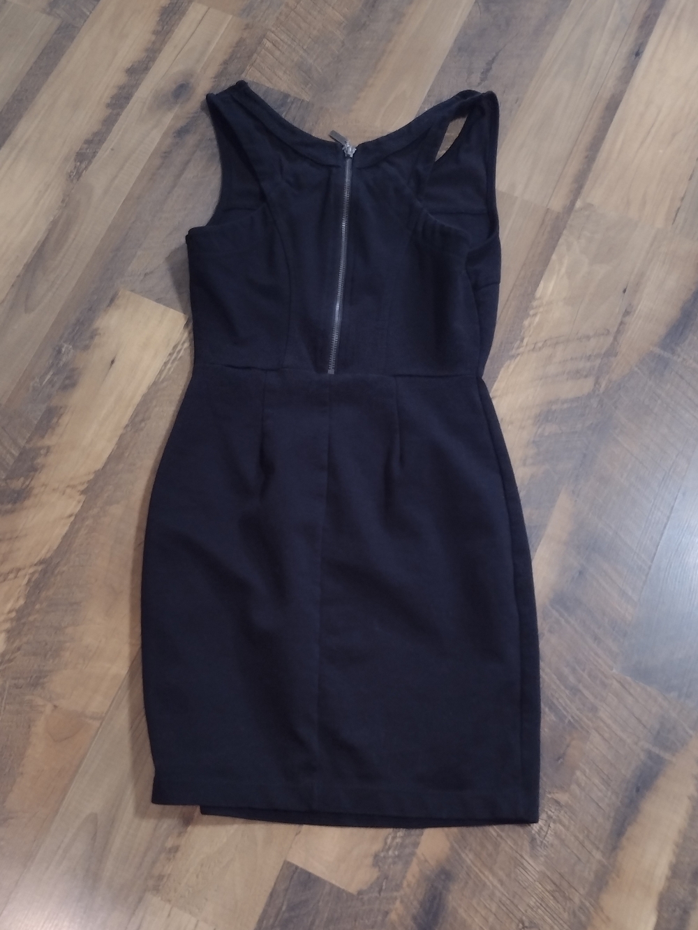 Guess Dress Black Front Zipper Size Small Petite